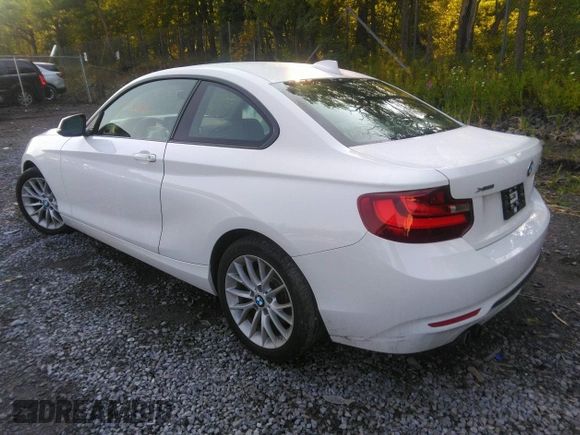 2016 BMW 2 Series 228i xDrive with VIN WBA1G9C55GV726460, listed as a IAAI auction lot 39985264 with 48,379 mi miles. Bid and sale history available at carsss.com. Image 3.