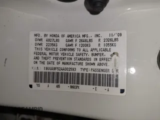 2010 Acura TL Technology z VIN 19UUA9F52AA002593, wystawiony jako IAAI lot #42033029 z przebiegiem 180 706 mil mil oraz . Historia ofert i sprzedaży dostępna na DreamBid. Obrazek 9.