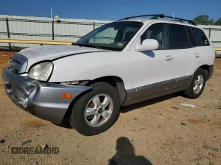 2006 Hyundai Santa Fe GLS with VIN KM8SC73D56U098592, listed as a Copart auction lot 53547375 with 189,269 mi miles and Salvage Title. Bid and sale history available at carsss.com. Image 1.