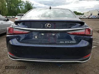2022 Lexus ES 250 with VIN 58AD11D10NU009079, listed as a Copart auction lot 58255704 with 24,782 mi miles and Non repairable. Bid and sale history available at DreamBid. Image 6.