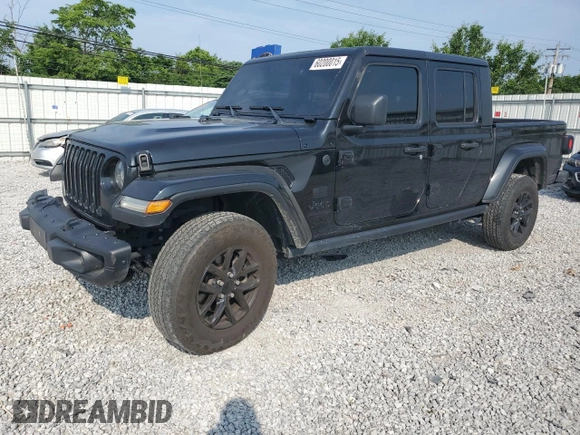 2023 Jeep Gladiator Sport S with VIN 1C6HJTAG7PL517812, listed as a Copart auction lot 60200015 with 38,793 mi miles and Clean title. Bid and sale history available at DreamBid. Image 1.