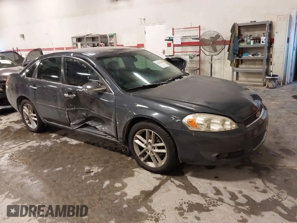 2008 Chevrolet Impala LTZ with VIN 2G1WU583589224594, listed as a IAAI auction lot 41640100 with 131,135 mi miles and . Bid and sale history available at DreamBid. Image 1.