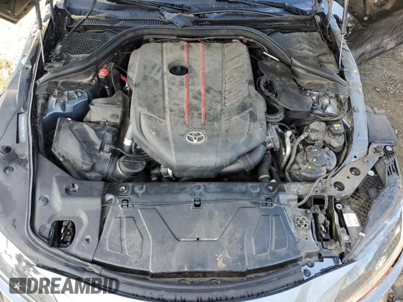 2022 Toyota Supra 3.0 with VIN WZ1DB0C0XNW046741, listed as a Copart auction lot 43457735 with 60,705 mi miles and Salvage title. Bid and sale history available at DreamBid. Image 13.