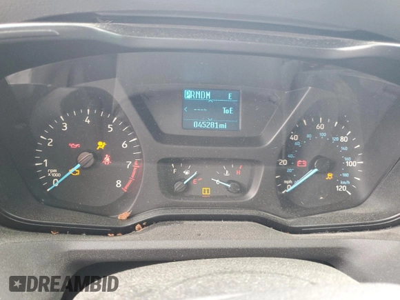 2015 Ford Transit XL с VIN 1FDZK1CM1FKB13843, выставлен на аукционе Copart как лот 58156245 с пробегом 45 281 миль миль и Списание • Salvage title. История ставок и продаж доступна на DreamBid. Изображение 8.