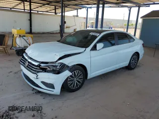 2019 Volkswagen Jetta S with VIN 3VWC57BU5KM003058, listed as a Copart auction lot 60299865 with 45,308 mi miles and Salvage title. Bid and sale history available at DreamBid. Image 1.