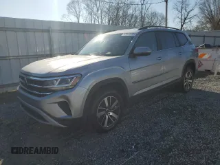 2021 Volkswagen Atlas SE with VIN 1V2DP2CA2MC584059, listed as a Copart auction lot 43616445 with 163,230 mi miles and Clean title. Bid and sale history available at DreamBid. Image 1.