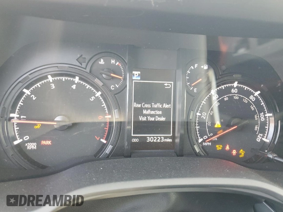 2023 Toyota 4Runner SR5 with VIN JTEMU5JR6P6103555, listed as a Copart auction lot 63914615 with 30,223 mi miles and Salvage title. Bid and sale history available at DreamBid. Image 9.