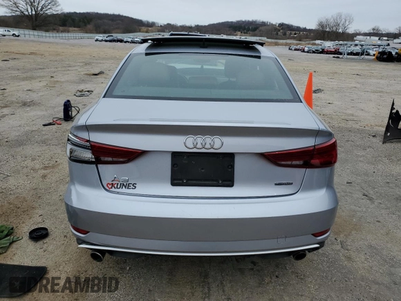 2019 Audi A3 Sedan Premium with VIN WAUBEGFF8K1018061, listed as a Copart auction lot 51343835 with 80,284 mi miles and Clean Title. Bid and sale history available at carsss.com. Image 6.