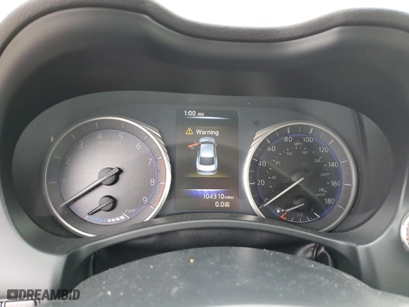2014 Infiniti Q50 Hybrid Premium with VIN JN1AV7ARXEM701420, listed as a Copart auction lot 48456835 with 104,310 mi miles and Salvage Title. Bid and sale history available at carsss.com. Image 9.