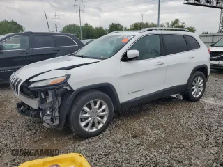 2016 Jeep Cherokee Limited z VIN 1C4PJMDS1GW327187, wystawiony jako Copart lot #55801585 z przebiegiem 81 771 mil mil oraz Szkoda całkowita • Salvage title. Historia ofert i sprzedaży dostępna na DreamBid. Obrazek 1.