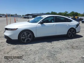 2023 Honda Accord Sport z VIN 1HGCY2F59PA038868, wystawiony jako Copart lot #58266245 z przebiegiem 43 772 mil mil oraz Szkody całkowita. Historia ofert i sprzedaży dostępna na DreamBid. Obrazek 1.