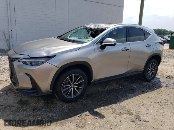 2024 Lexus NX 350h with VIN 2T2AKCEZXRC020696, listed as a Copart auction lot 62478075 with 14,850 mi miles and Clean title. Bid and sale history available at DreamBid. Image 1.