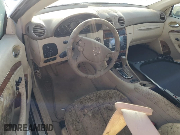 2008 Mercedes-Benz CLK-Class 3.5L with VIN WDBTK56F28T097226, listed as a Copart auction lot 75881674 with 0 mi miles and Non Repairable. Bid and sale history available at carsss.com. Image 8.