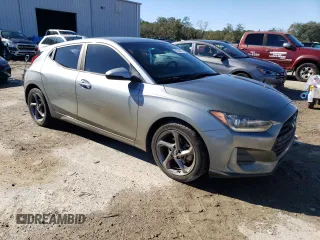 2019 Hyundai Veloster 2.0 with VIN KMHTG6AF1KU017833, listed as a Copart auction lot 82904093 with 69,556 mi miles. Bid and sale history available at carsss.com. Image 4.