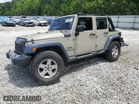 2017 Jeep Wrangler Unlimited Sport with VIN 1C4BJWDG3HL570469, listed as a Copart auction lot 60598025 with 83,261 mi miles and Salvage title. Bid and sale history available at DreamBid. Image 1.