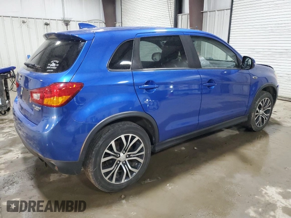 2017 Mitsubishi Outlander ES with VIN JA4AR3AU6HZ070178, listed as a Copart auction lot 54676355 with 72,501 mi miles and Salvage title. Bid and sale history available at DreamBid. Image 3.