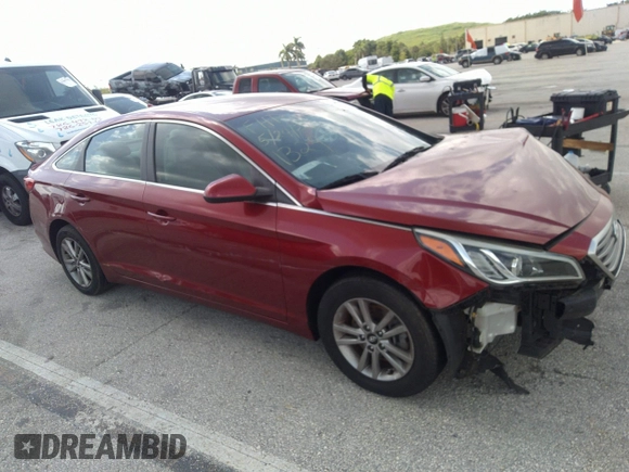 2016 Hyundai Sonata SE with VIN 5NPE24AF2GH261329, listed as a IAAI auction lot 41782532 with 119,451 mi miles and . Bid and sale history available at carsss.com. Image 1.