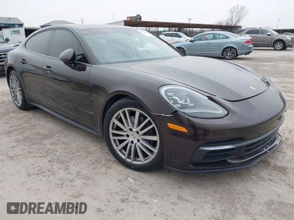 2019 Porsche Panamera with VIN WP0AA2A76KL100288, listed as a IAAI auction lot 41741039 with 76,834 mi miles and . Bid and sale history available at DreamBid. Image 1.