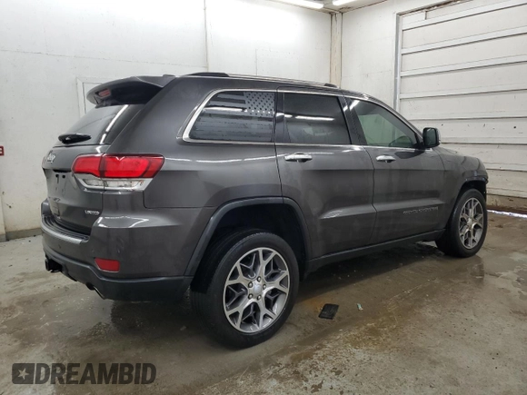 2021 Jeep Grand Cherokee 80th Anniversary with VIN 1C4RJFBG4MC503925, listed as a Copart auction lot 86176384 with 69,765 mi miles and Salvage Title. Bid and sale history available at carsss.com. Image 3.