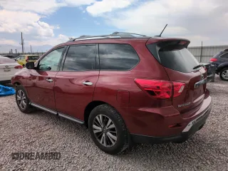 2018 Nissan Pathfinder S with VIN 5N1DR2MM4JC649716, listed as a Copart auction lot 63110105 with 69,966 mi miles and Salvage title. Bid and sale history available at DreamBid. Image 2.