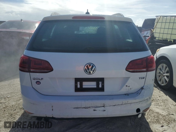 2015 Volkswagen Golf SportWagen TDI SE with VIN 3VWCA7AU5FM514661, listed as a Copart auction lot 76179354 with Not Provided miles and Non Repairable. Bid and sale history available at carsss.com. Image 6.