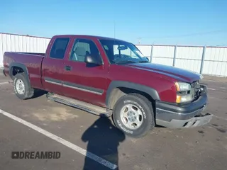 2003 Chevrolet Silverado 1500 LT with VIN 1GCEK19T33E304904, listed as a IAAI auction lot 41647065 with 109,057 mi miles. Bid and sale history available at carsss.com. Image 1.