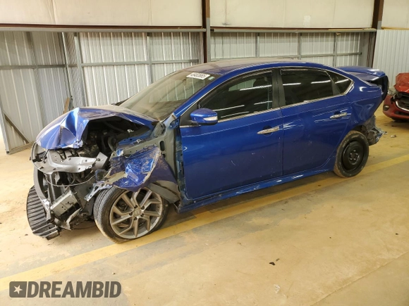 2015 Nissan Sentra S with VIN 3N1AB7AP2FY348161, listed as a Copart auction lot 48483665 with Not Provided miles and Salvage Title. Bid and sale history available at carsss.com. Image 1.