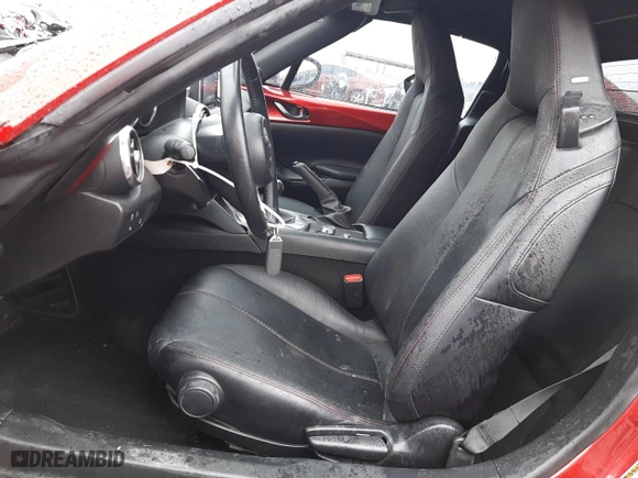 2017 Mazda MX-5 Miata RF Grand Touring with VIN JM1NDAM72H0104797, listed as a Copart auction lot 43867174 with 48,630 mi miles. Bid and sale history available at carsss.com. Image 7.