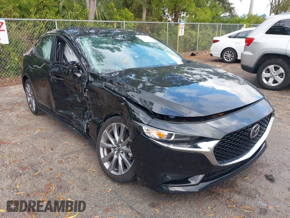 2023 Mazda 3 S Preferred with VIN 3MZBPACM6PM358989, listed as a IAAI auction lot 41120246 with 27,290 mi miles and . Bid and sale history available at DreamBid. Image 1.