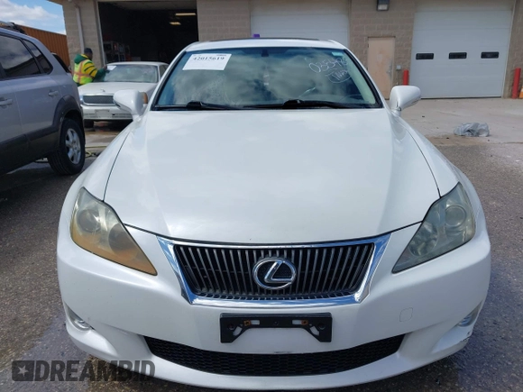 2009 Lexus IS with VIN JTHCK262095035485, listed as a IAAI auction lot 42015619 with 204,518 mi miles. Bid and sale history available at carsss.com. Image 12.