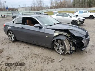 2008 BMW 3 Series 335i with VIN WBAWL73528P178333, listed as a Copart auction lot 52937925 with 133,505 mi miles and Salvage Title. Bid and sale history available at carsss.com. Image 4.