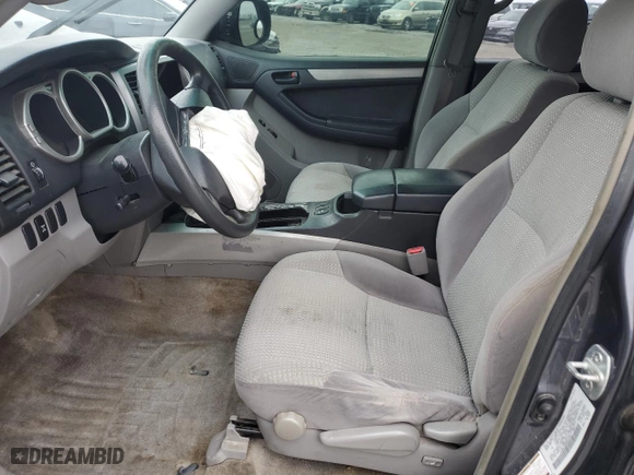 2005 Toyota 4Runner SR5 with VIN JTEBU14R558031518, listed as a Copart auction lot 43707575 with 280,296 mi miles and Salvage Title. Bid and sale history available at carsss.com. Image 7.