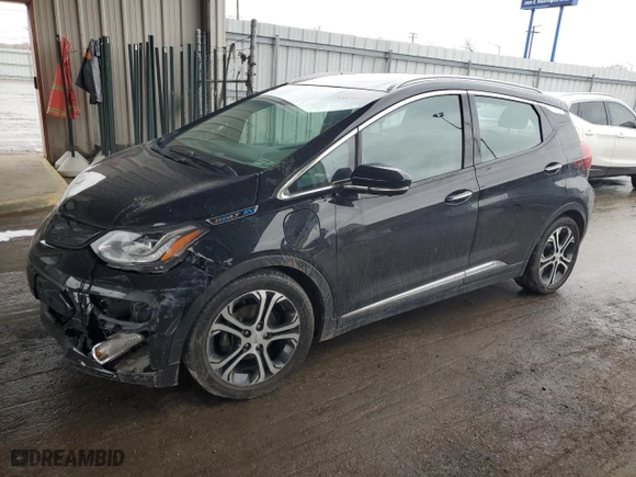 2020 Chevrolet Bolt EV Premier with VIN 1G1FZ6S02L4116810, listed as a Copart auction lot 47164655 with 128,246 mi miles and Salvage Title. Bid and sale history available at carsss.com. Image 1.