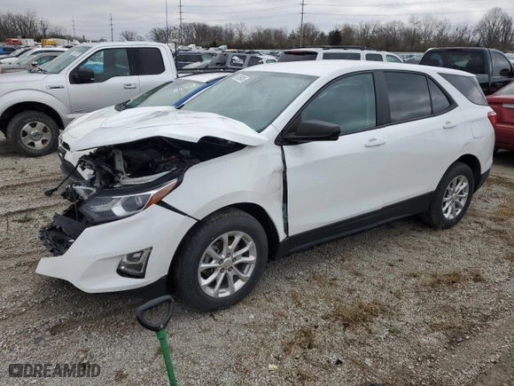 2021 Chevrolet Equinox LS with VIN 3GNAXSEV3MS113429, listed as a Copart auction lot 50059085 with 85,452 mi miles and Salvage Title. Bid and sale history available at carsss.com. Image 1.