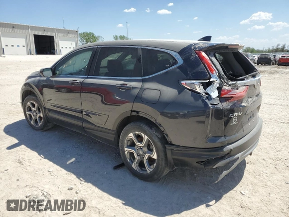 2017 Honda CR-V EX-L with VIN 5J6RW2H81HL032875, listed as a Copart auction lot 45604395 with 130,000 mi miles and Salvage Title. Bid and sale history available at DreamBid. Image 2.