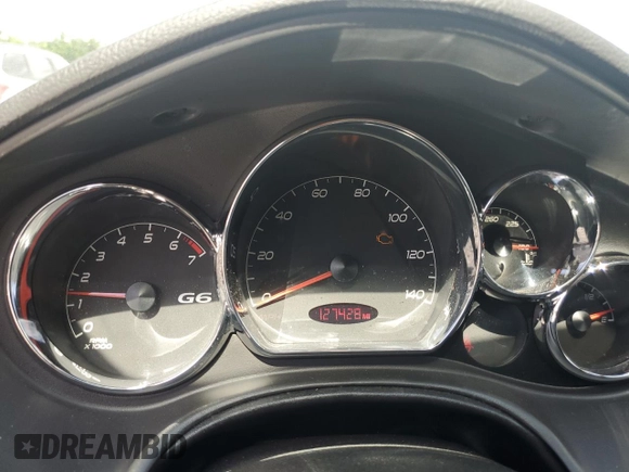 2007 Pontiac G6 GT with VIN 1G2ZH18NX74127920, listed as a Copart auction lot 52950365 with 127,428 mi miles and Salvage title. Bid and sale history available at DreamBid. Image 9.