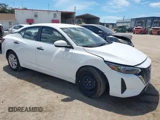 2025 Nissan Sentra S с VIN 3N1AB8BV6SY212015, выставлен на аукционе IAAI как лот 42602048 с пробегом 4 497 миль миль и . История ставок и продаж доступна на DreamBid. Изображение 1.