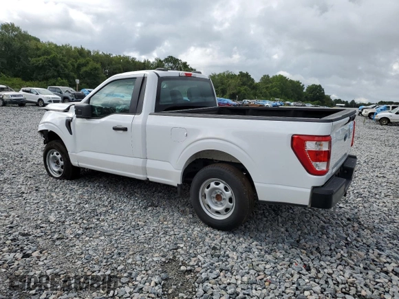 2022 Ford F-150 XL with VIN 1FTMF1CB1NKE65448, listed as a Copart auction lot 60610254 with 9,587 mi miles and Salvage Title. Bid and sale history available at carsss.com. Image 2.
