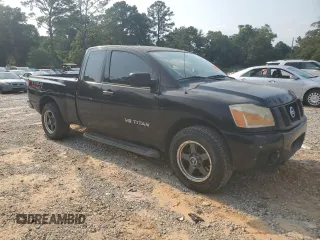 2010 Nissan Titan S with VIN 1N6AA0CH8AN321630, listed as a Copart auction lot 58354525 with 190,570 mi miles and Salvage title. Bid and sale history available at DreamBid. Image 4.