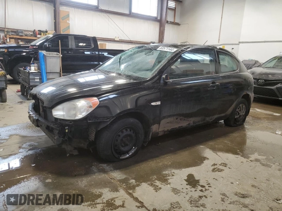 2009 Hyundai Accent Man L with VIN KMHCN35CX9U116679, listed as a Copart auction lot 83571144 with 224,826 mi miles and Clean Title. Bid and sale history available at carsss.com. Image 1.