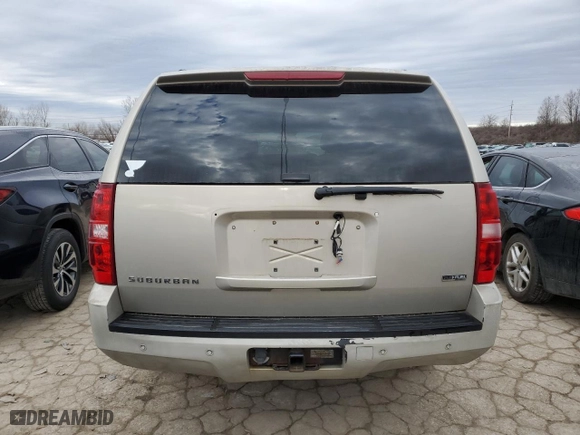 2007 Chevrolet Suburban LS with VIN 1GNFC16017J191521, listed as a Copart auction lot 44249165 with 229,082 mi miles and Salvage Title. Bid and sale history available at carsss.com. Image 6.