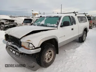 1998 Dodge Dakota SLT with VIN 1B7GG22X0WS597602, listed as a Copart auction lot 84299884 with 187,120 mi miles and Salvage Title. Bid and sale history available at carsss.com. Image 1.