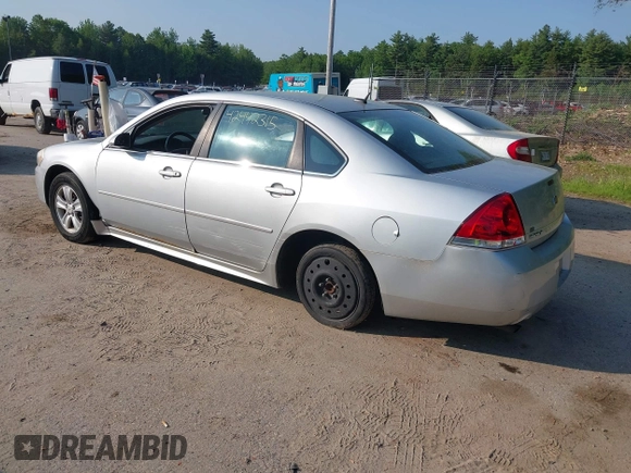 2012 Chevrolet Impala LS Retail with VIN 2G1WA5E37C1116109, listed as a IAAI auction lot 42442315 with 168,000 mi miles and . Bid and sale history available at DreamBid. Image 3.