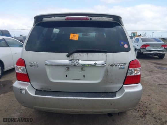 2006 Toyota Highlander Hybrid with VIN JTEDW21A160001634, listed as a IAAI auction lot 41899340 with 1 mi miles. Bid and sale history available at carsss.com. Image 16.