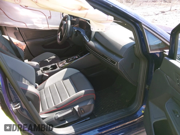 2024 Volkswagen GTI Autobahn с VIN WVWVA7CDXRW148094, выставлен на аукционе IAAI как лот 41918984 с пробегом 9 313 миль миль и . История ставок и продаж доступна на DreamBid. Изображение 5.
