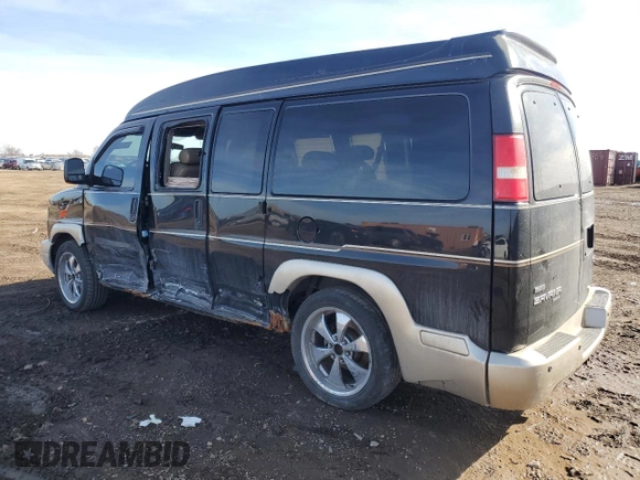 2011 GMC Savana Cargo Van YF7 Upfitter with VIN 1GDS7DC48B1172487, listed as a Copart auction lot 46772995 with 156,594 mi miles and Salvage Title. Bid and sale history available at carsss.com. Image 2.