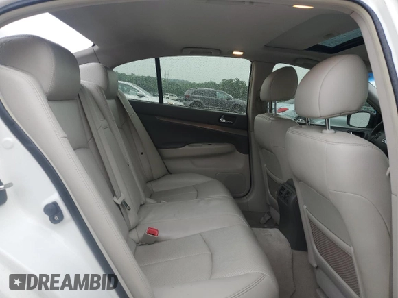 2012 Infiniti G25 Journey with VIN JN1DV6AP2CM812370, listed as a Copart auction lot 56016535 with 163,502 mi miles and Salvage title. Bid and sale history available at DreamBid. Image 10.