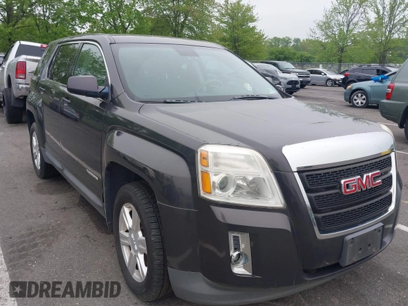 2014 GMC Terrain SLE with VIN 2GKALMEK5E6194461, listed as a IAAI auction lot 42196136 with 128,686 mi miles. Bid and sale history available at carsss.com. Image 1.