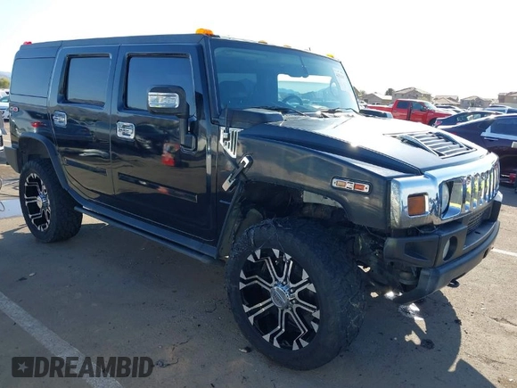 2006 Hummer H2 with VIN 5GRGN23U56H108049, listed as a IAAI auction lot 41854947 with 1 mi miles. Bid and sale history available at carsss.com. Image 1.