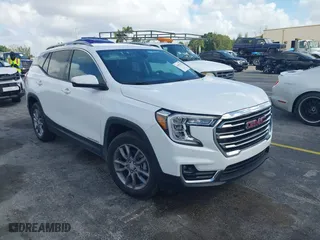 2024 GMC Terrain SLT with VIN 3GKALVEG2RL279907, listed as a IAAI auction lot 41951454 with 22,325 mi miles. Bid and sale history available at carsss.com. Image 1.
